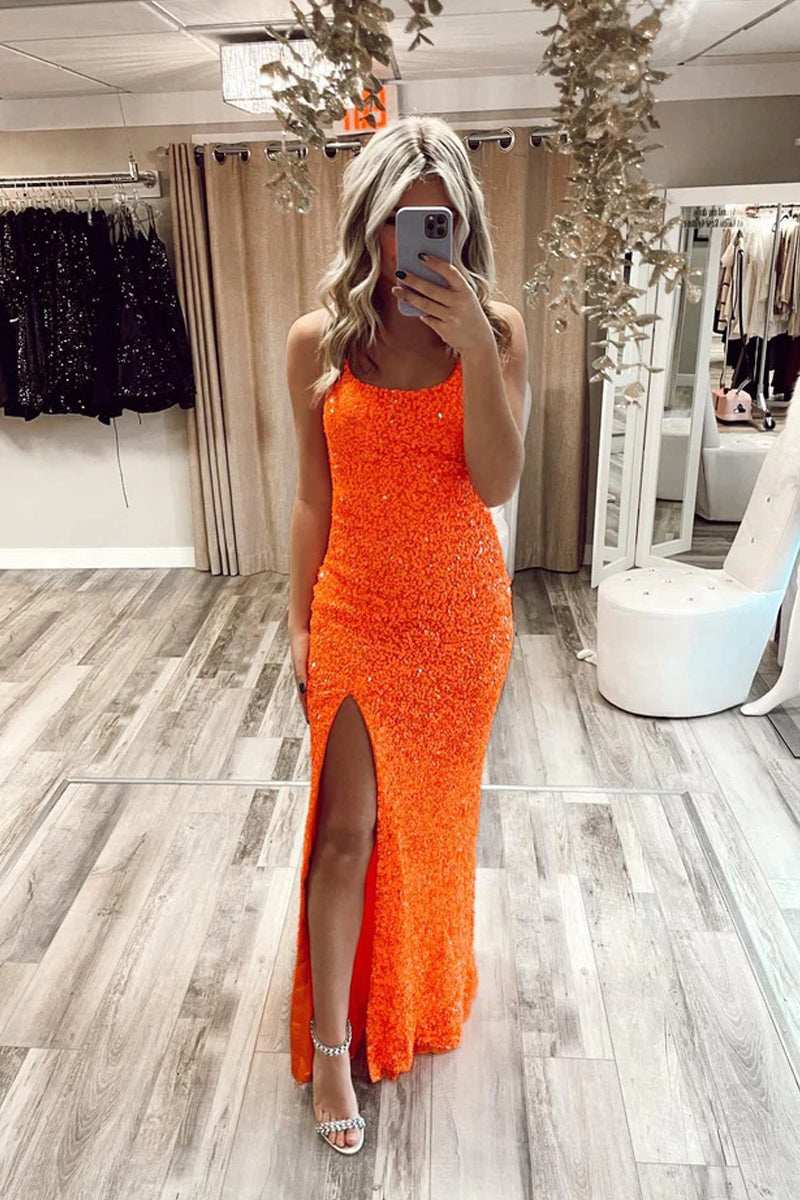 Orange party dresses best sale